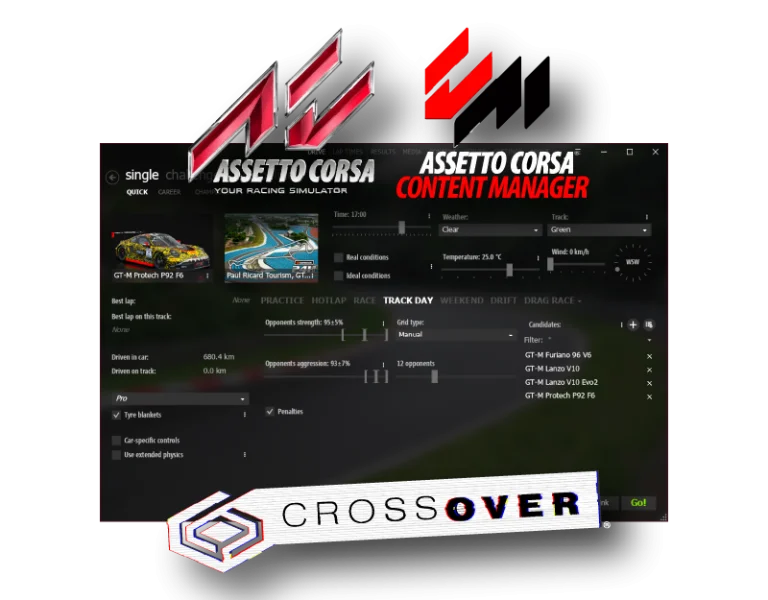 How to make Content Manager work with Assetto Corsa on Mac